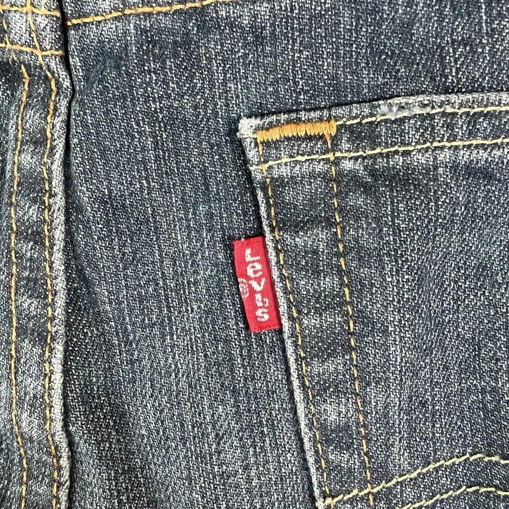 Levi's 559 Jeans Men's 44x31 Blue Light Wash Denim Relaxed Fit Straight Leg READ